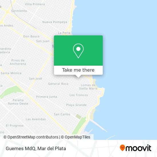 Guemes MdQ map