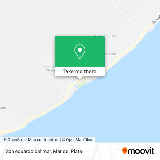 Mapa de San eduardo del mar