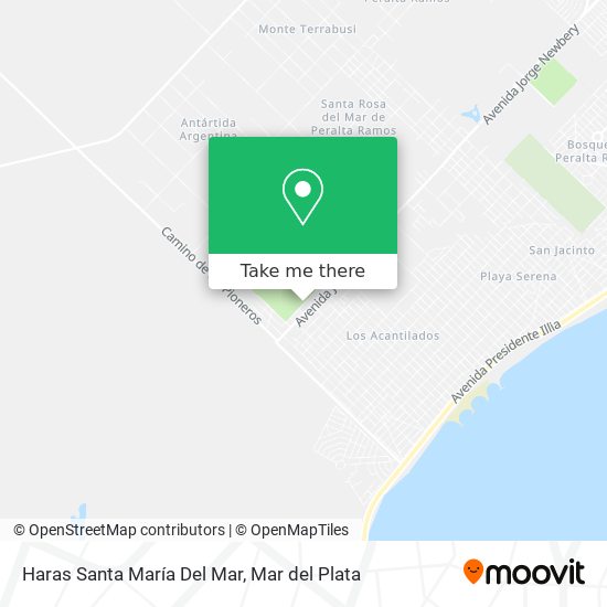 Mapa de Haras Santa María Del Mar