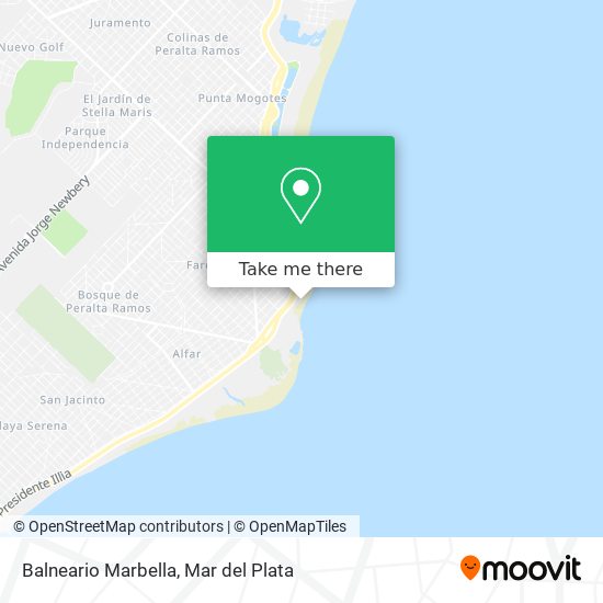 Mapa de Balneario Marbella