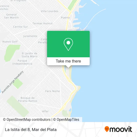 La Islita del 8 map