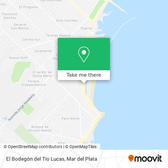 El Bodegón del Tío Lucas map