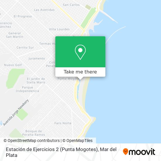 Estación de Ejercicios 2 (Punta Mogotes) map