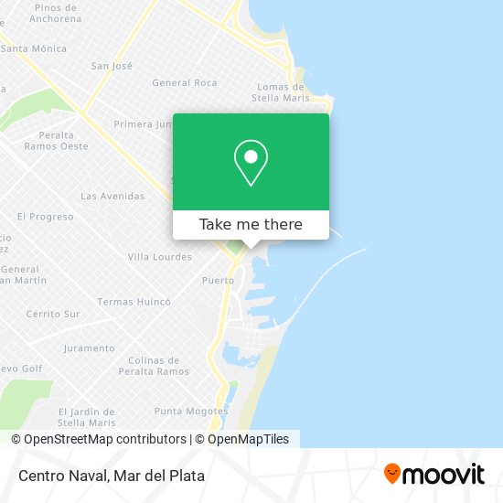 Mapa de Centro Naval