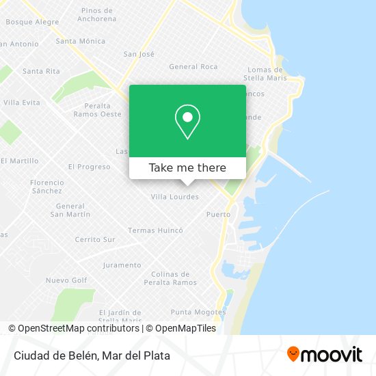 Mapa de Ciudad de Belén