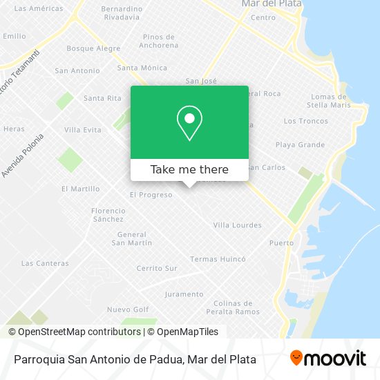 Parroquia San Antonio de Padua map