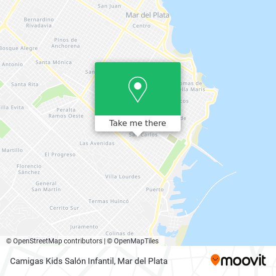 Camigas Kids Salón Infantil map