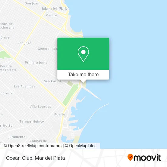 Mapa de Ocean Club