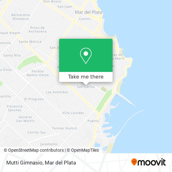 Mapa de Mutti Gimnasio
