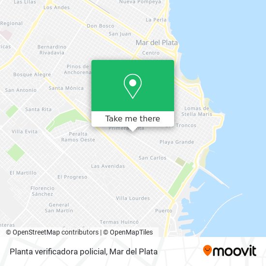 Mapa de Planta verificadora policial