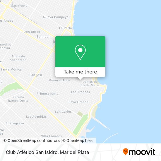 Mapa de Club Atlético San Isidro