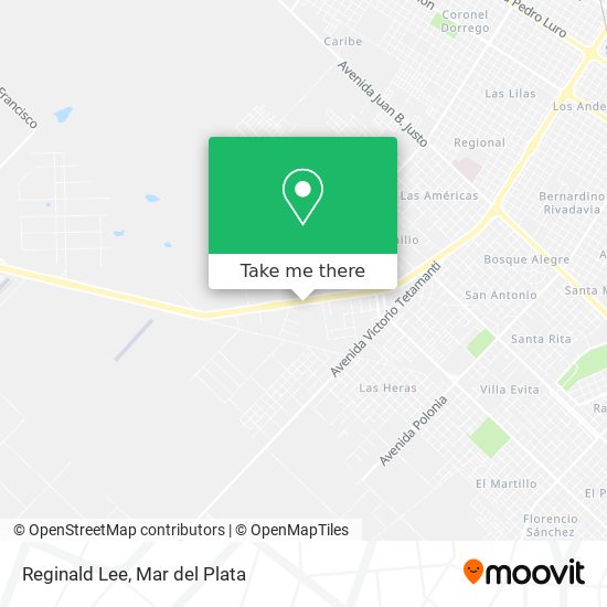 Mapa de Reginald Lee