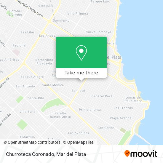 Churroteca Coronado map