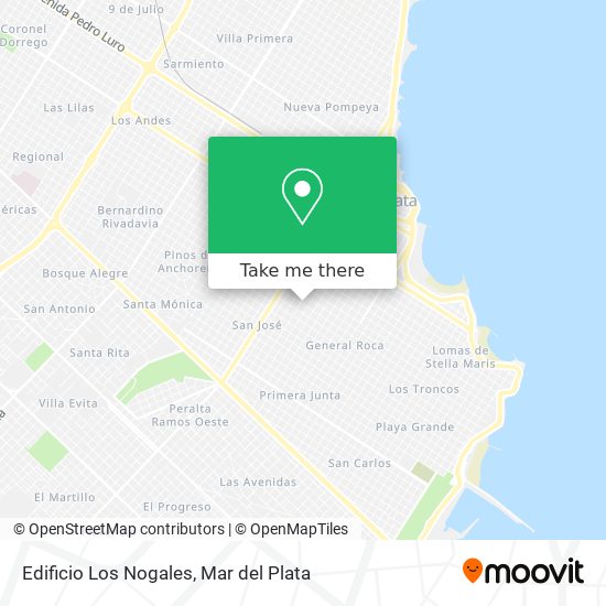 Edificio Los Nogales map