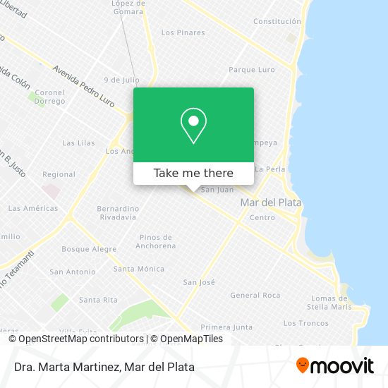 Dra. Marta Martinez map