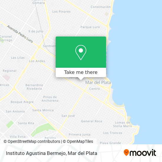 Instituto Agustina Bermejo map