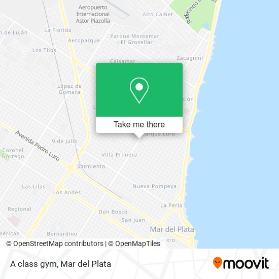 Mapa de A class gym
