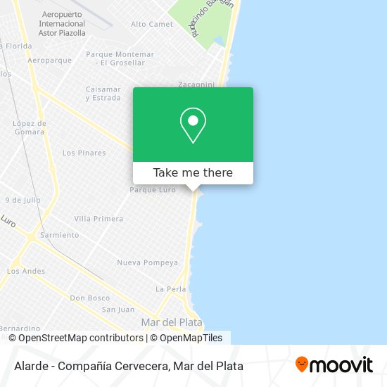 Alarde - Compañía Cervecera map