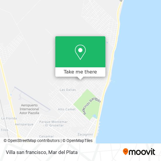 Mapa de Villa san francisco