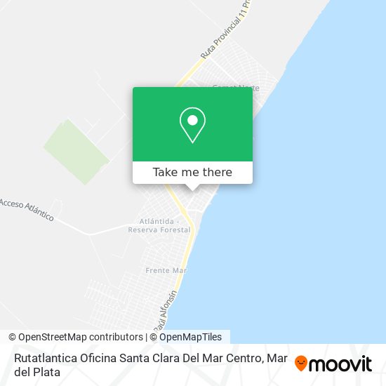 Rutatlantica Oficina Santa Clara Del Mar Centro map
