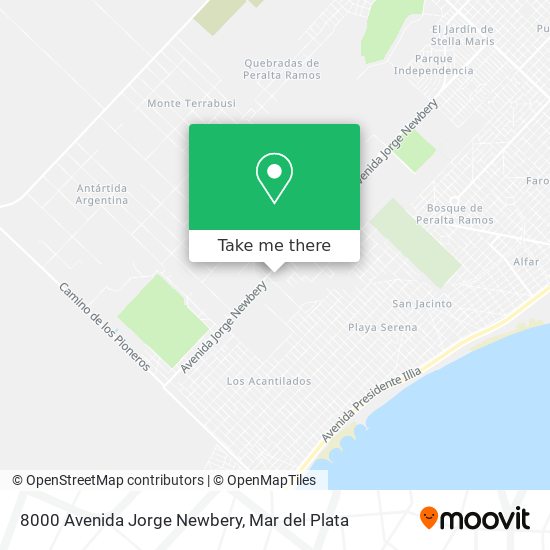 8000 Avenida Jorge Newbery map