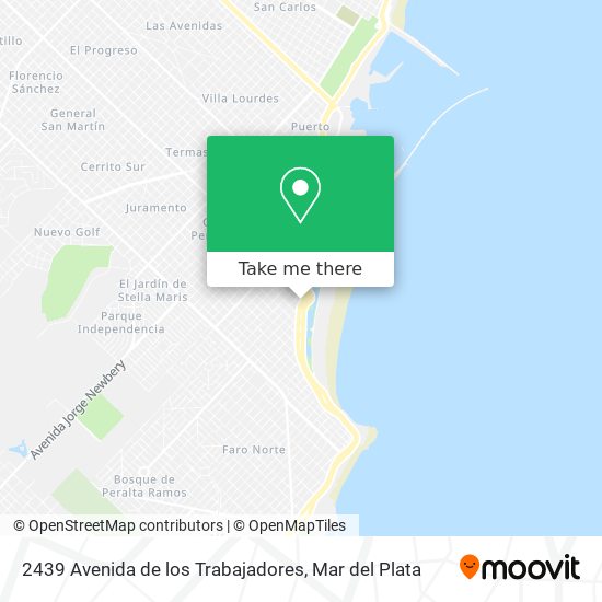 2439 Avenida de los Trabajadores map