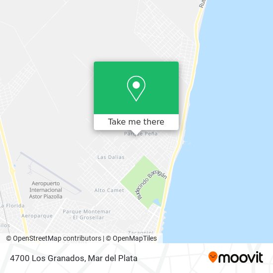 Mapa de 4700 Los Granados