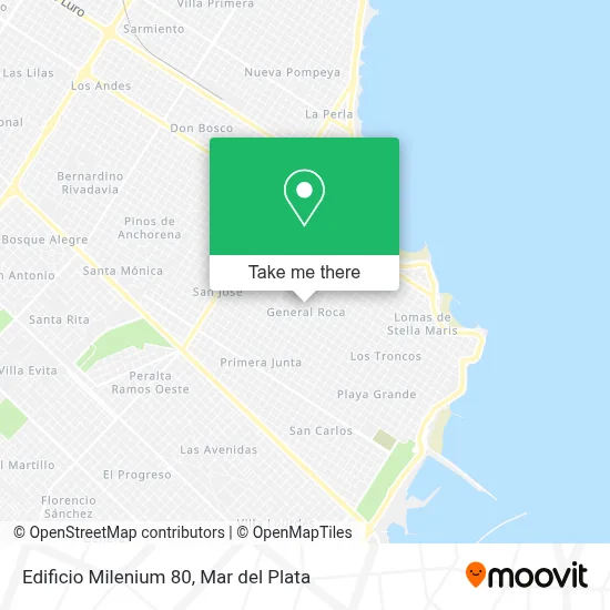 Edificio Milenium 80 map