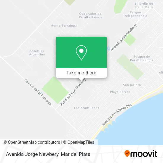 Avenida Jorge Newbery map