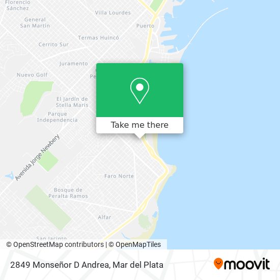 Mapa de 2849 Monseñor D Andrea