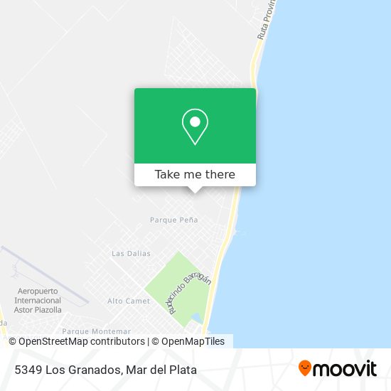 5349 Los Granados map