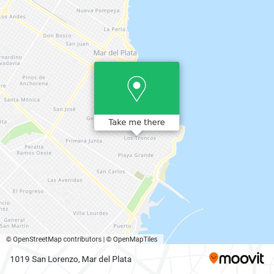 How to get to 1019 San Lorenzo in General Pueyrredón by Bus?