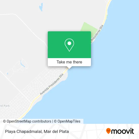 Playa Chapadmalal map