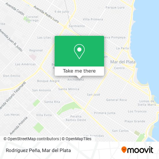 Mapa de Rodríguez Peña
