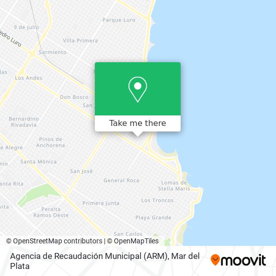 Mapa de Agencia de Recaudación Municipal (ARM)