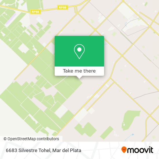 Mapa de 6683 Silvestre Tohel