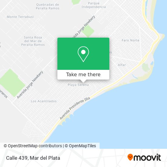 Mapa de Calle 439