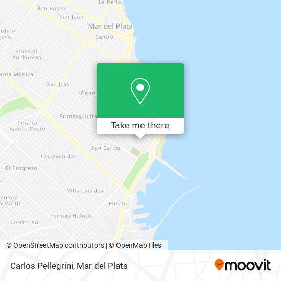 Carlos Pellegrini map