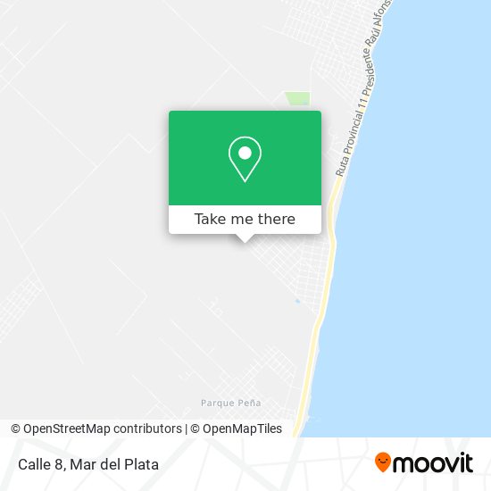 Calle 8 map