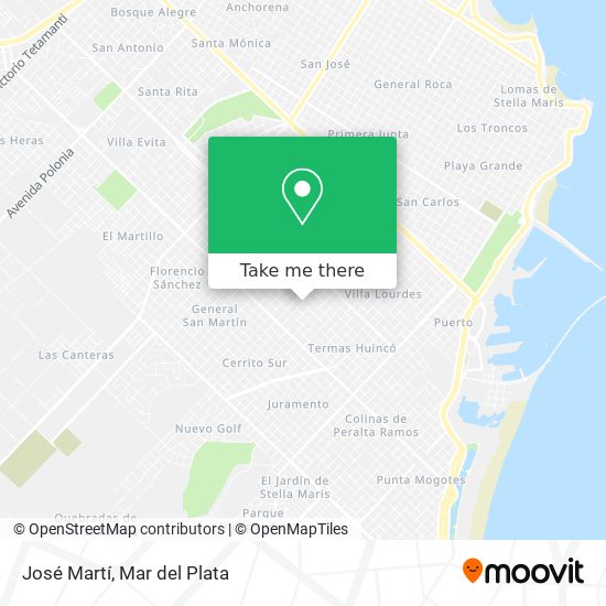 José Martí map