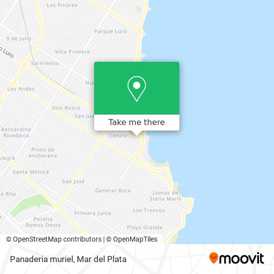 Mapa de Panaderia muriel
