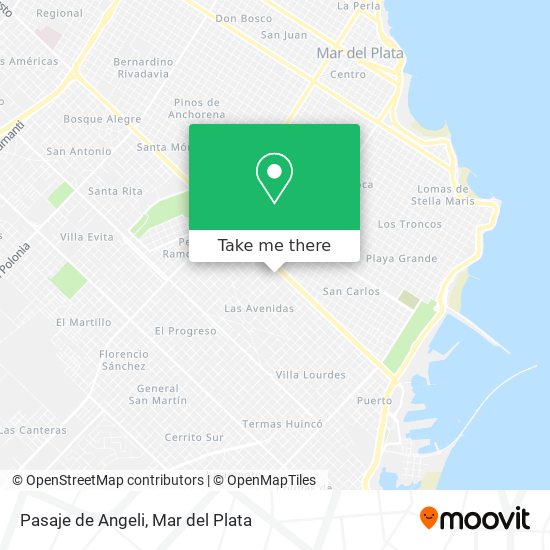 Mapa de Pasaje de Angeli