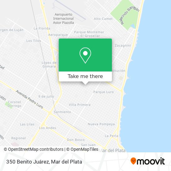 350 Benito Juárez map