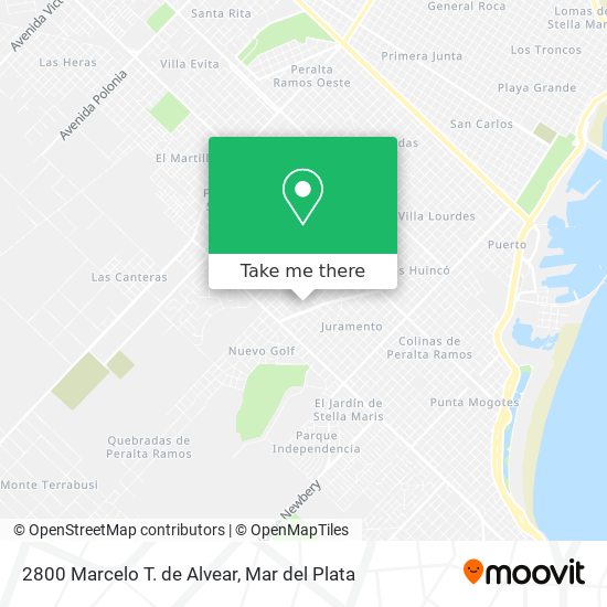 2800 Marcelo T. de Alvear map
