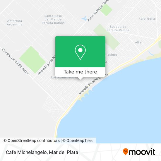 Cafe Michelangelo map