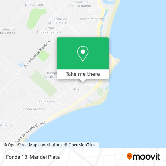 Mapa de Fonda 13