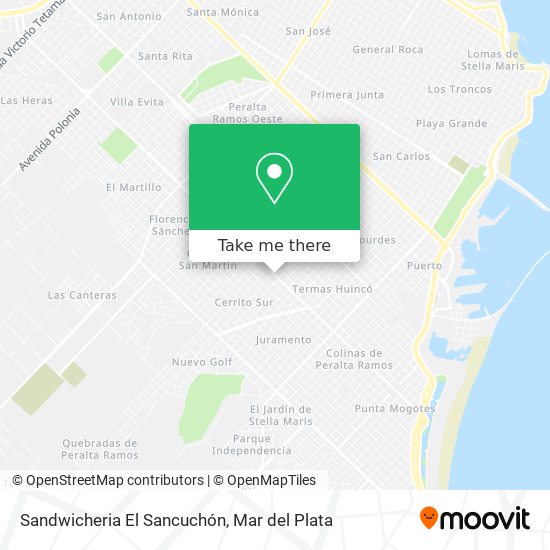 Mapa de Sandwicheria El Sancuchón