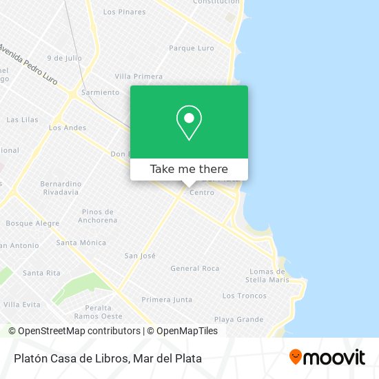 Platón Casa de Libros map