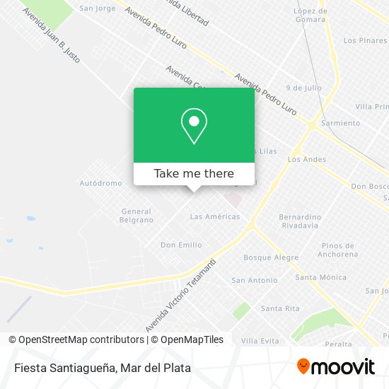 Fiesta Santiagueña map