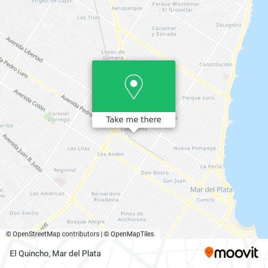 Mapa de El Quincho